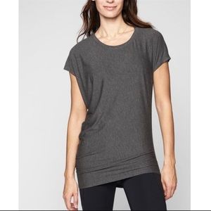 Athleta Threadlight Asymmetrical Soft Tee Size XS